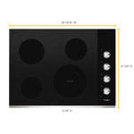 Whirlpool Stainless Steel 30" Electric Cooktop - WCE55US0HS