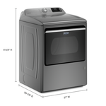 Maytag Metallic Slate Smart Gas Dryer (7.4 cu.ft.) - MGD6230HC