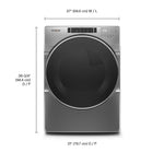 Whirlpool Chrome Shadow Front Load Electrical Dryer (7.4 cu.ft.) - YWED8620HC