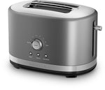 KitchenAid Contour Silver 2-Slice Toaster with High-Lift Lever - KMT2116CU