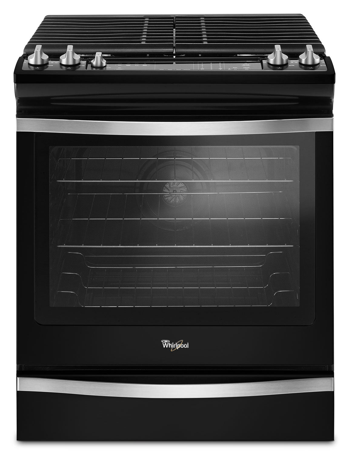 Whirlpool Black Slide-In Gas Range (5.8 Cu. Ft.) - WEG745H0FE