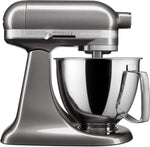 KitchenAid Medallion Silver Mini 3.5-Quart Tilt-Head Stand Mixer - KSM3316XMS