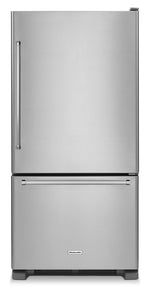 KitchenAid Stainless Steel Bottom-Freezer Refrigerator (22.1 Cu. Ft.) - KRBR102ESS