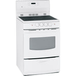 GE White Freestanding Electric Range (3.0 Cu. Ft.) - JCAP760WMWW