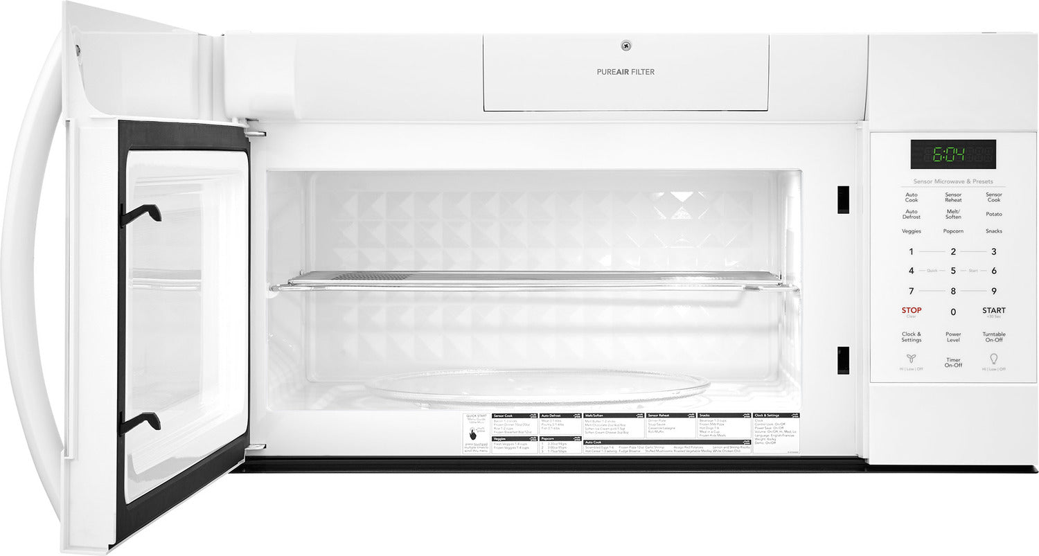 Frigidaire Gallery White Over-The-Range Microwave (1.7 Cu. Ft.) - CGMV176NTW
