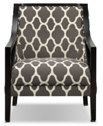 Samara Accent Chair - Brown and Beige