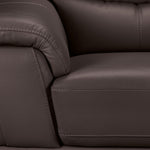 Braylon Leather Loveseat - Dark Chocolate