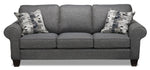 Drake 2 Pc. Living Room Package w/ Chair - Grey