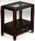 Felicia 24" End Table - Espresso