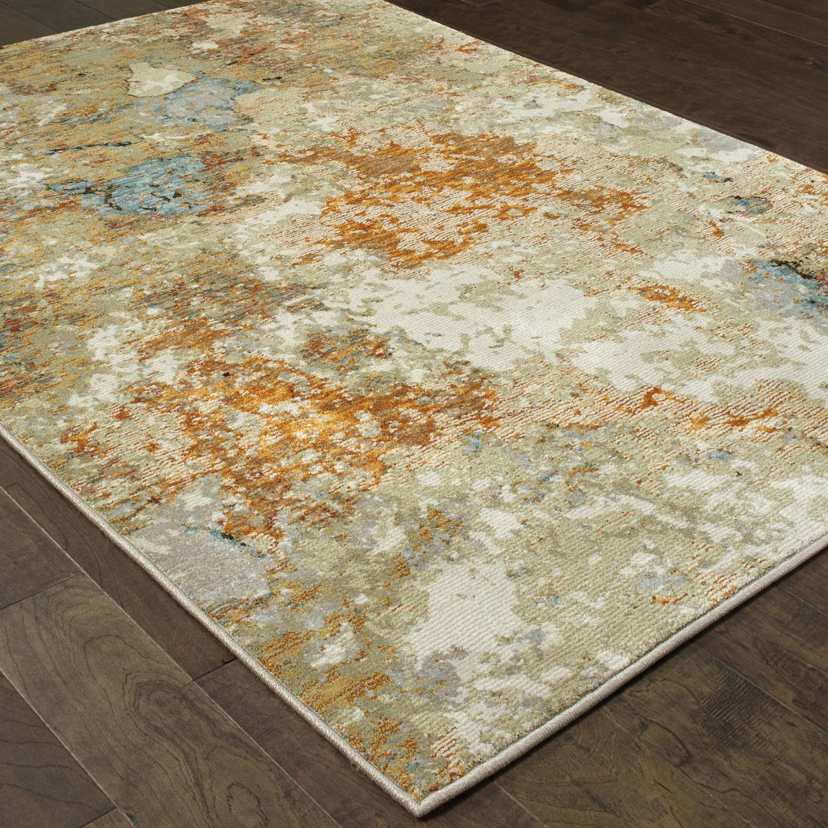 EstÃ©rel W8031BL Abstract Area Rug (5'3"X7'3")