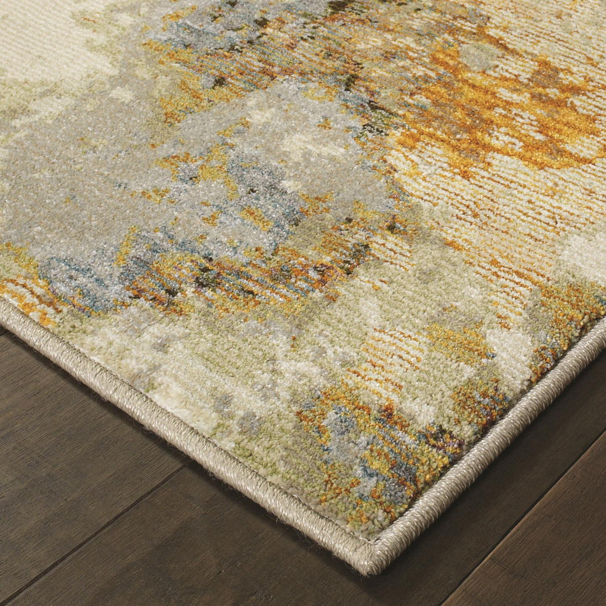 EstÃ©rel W8031BL Abstract Area Rug (5'3"X7'3")