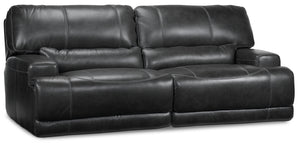 Dearborn Sofa inclinable électrique en cuir - anthracite