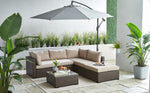 Caribe Outdoor Coffee Table - Light Brown