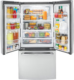 GE Stainless Steel Counter-Depth French Door Refrigerator (18.6 Cu. Ft.) - GWE19JSLSS