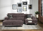 Aidhan 2-Piece Sectional with Right-Facing Chaise - Chocolate