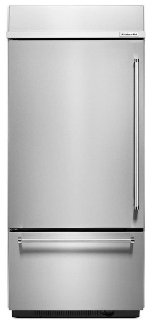 KitchenAid Réfrigérateur 20,9 pi³ avec congélateur en bas inox KBBL306ESS