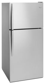 Whirlpool 30" 18.25 Cu. Ft. Stainless Steel Top-Freezer Refrigerator - WRT148FZDM