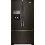 Whirlpool Black Stainless Steel French Door Refrigerator (25 Cu. Ft.) - WRF555SDHV