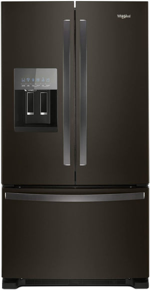 Whirlpool Réfrigérateur 24,7 pi³ avec porte à deux battants inox noir WRF555SDHV