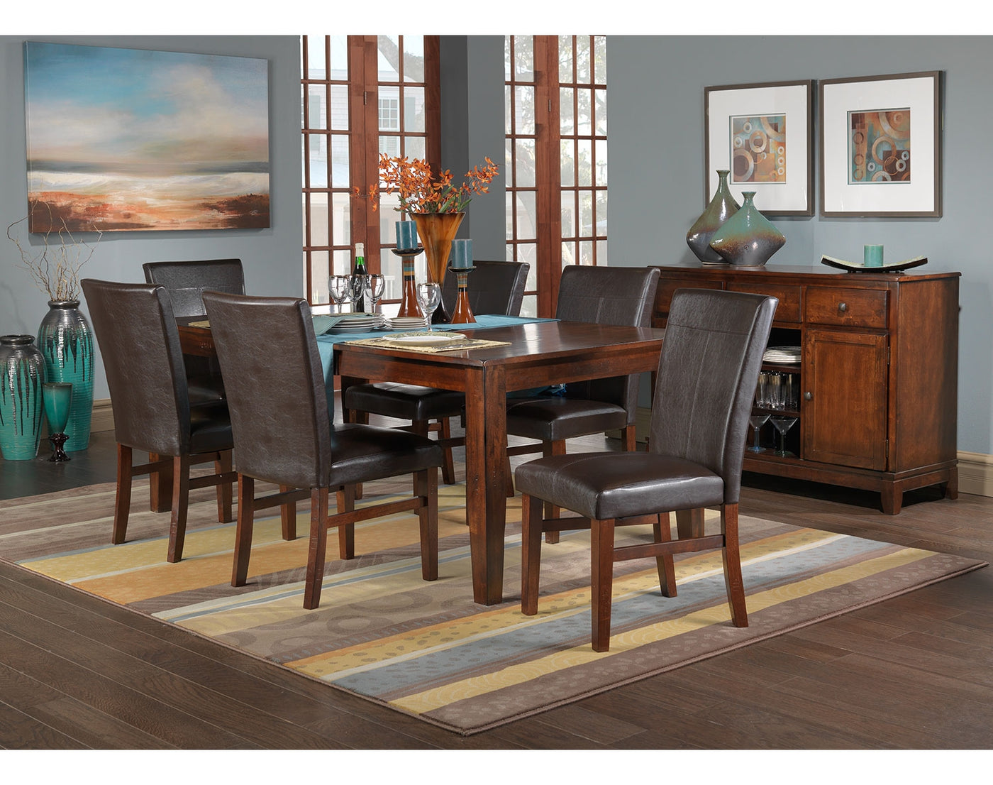 Kona Dining Table - Dark Oak