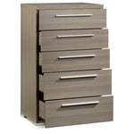 Bay Hill 5 Drawer Chest - Grey