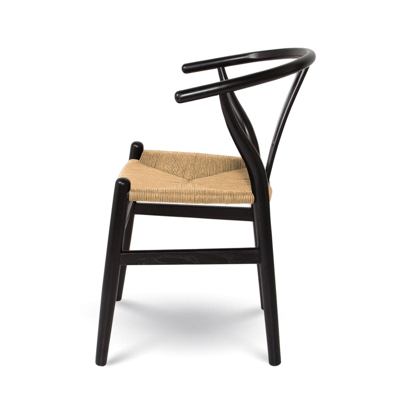 Jessbul Wishbone Dining Chair - Black/Natural