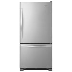 Whirlpool Stainless Steel Bottom-Freezer Refrigerator (22.1 Cu. Ft.) - WRB322DMBM