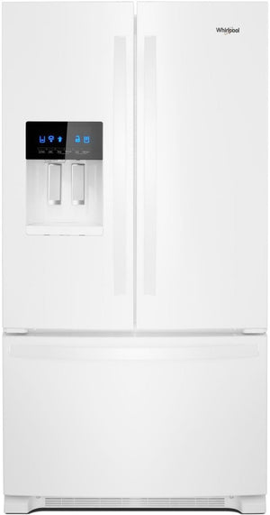 Whirlpool Réfrigérateur 24,7 pi³ avec porte à deux battants blanc WRF555SDHW