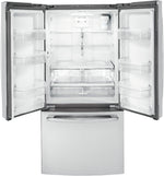 GE Stainless Steel Counter-Depth French Door Refrigerator (18.6 Cu. Ft.) - GWE19JSLSS