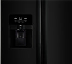 Whirlpool 36" 25 Cu. Ft. Black Side-by-Side Refrigerator - WRS335SDHB
