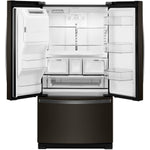 Whirlpool Black Stainless Steel French Door Refrigerator (27 Cu. Ft.) - WRF767SDHV