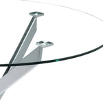 Atlantis 5-Piece Dinette Set - Chrome and Black