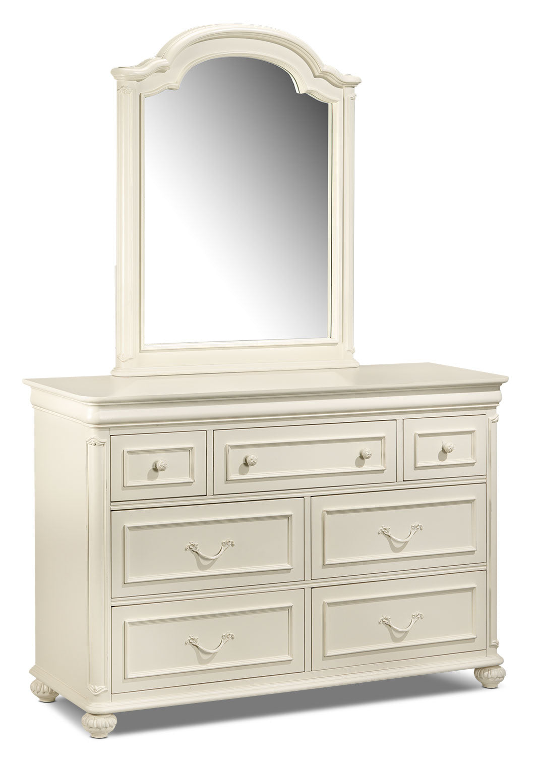 Amber Dresser - Antique White