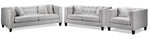 Astin Sofa, Loveseat and Chair and a Half Set - Grey