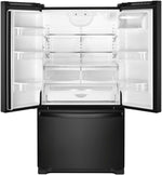 Whirlpool Black French Door Refrigerator (25 Cu. Ft.) - WRF535SWHB