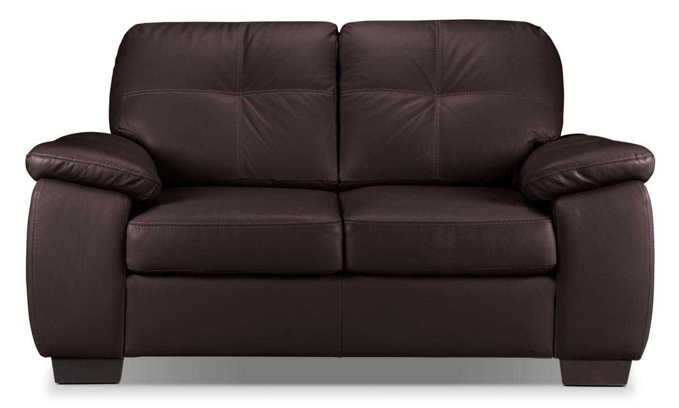 Naples Loveseat - Chocolate