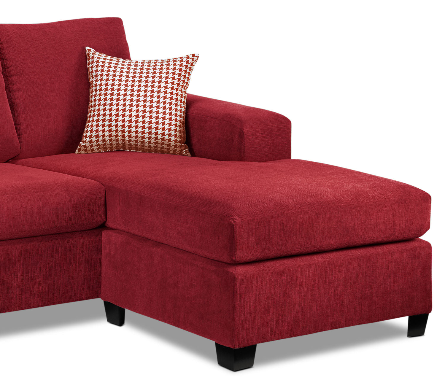 Fava Chaise Sofa - Red