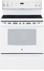 GE White Freestanding Electric Range (5.0 Cu. Ft.) - JCB630DKWW