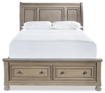 Windchester 3-Piece Queen Storage Bed - Grey