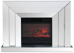Mia Mirrored Fireplace