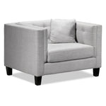 Astin Sofa, Loveseat and Chair and a Half Set - Grey