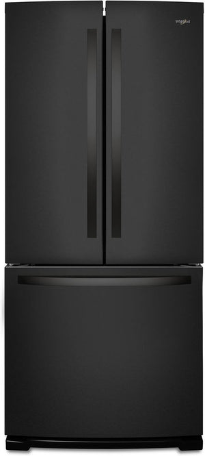 Whirlpool Réfrigérateur 19,7 pi³ avec porte à deux battants noir WRF560SMHB