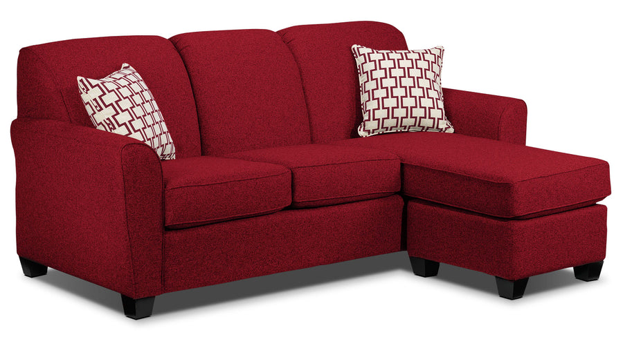 Ashby Chaise Sofa - Red