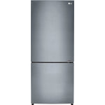 LG Appliances Platinum Silver Counter-Depth Bottom-Freezer Refrigerator (15 Cu. Ft.) - LBNC15221V