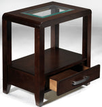 Felicia 24" End Table - Espresso