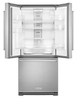 KitchenAid Stainless Steel French Door Refrigerator (20 Cu. Ft.) - KRFF300ESS