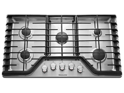 KitchenAid Surface de cuisson au gaz inox KCGS350ESS