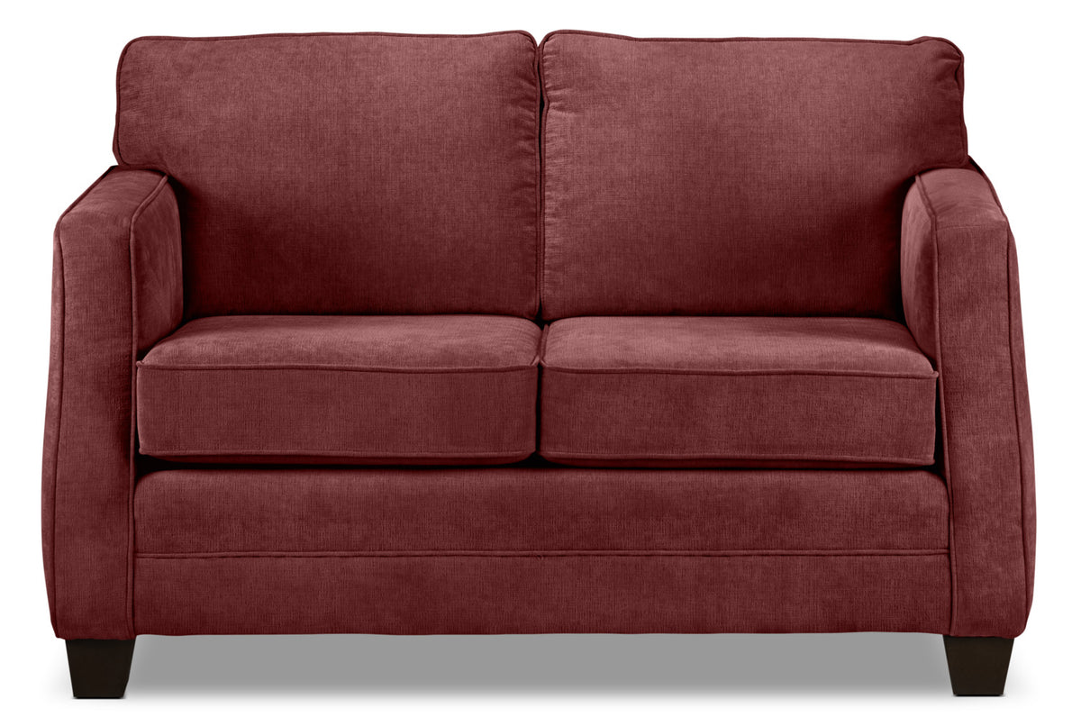 Agnes Loveseat - Merlot