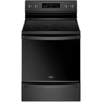 Whirlpool Black Freestanding Electric Convection Range (6.4 Cu. Ft.) - YWFE775H0HB
