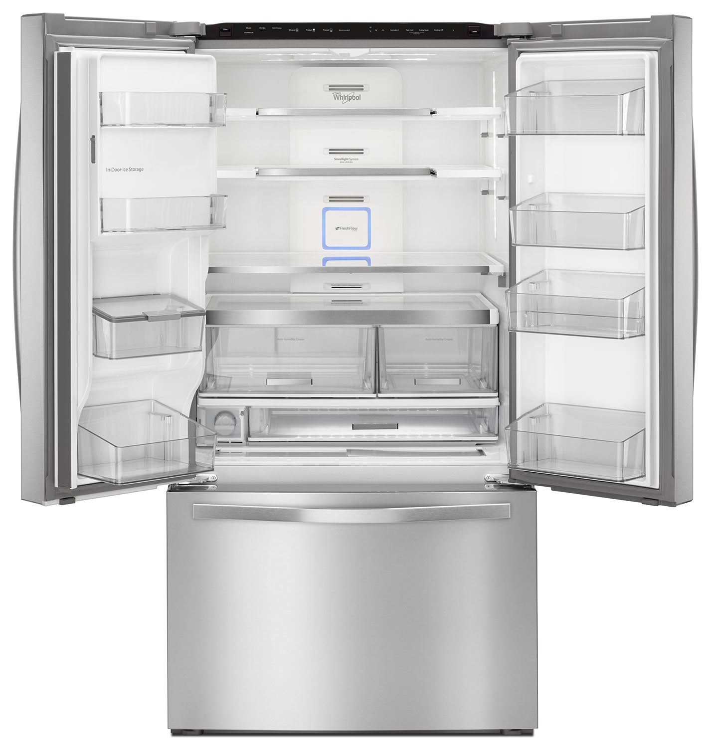 Whirlpool Stainless Steel French Door Refrigerator (32 Cu. Ft.) - WRF995FIFZ